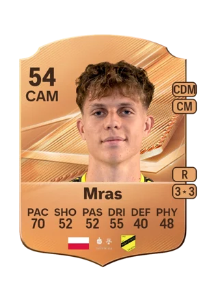 Mras - 54 - Rare EA FC 27 card