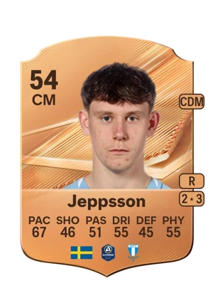 Jeppsson - 54 - Rare EA FC 27 card