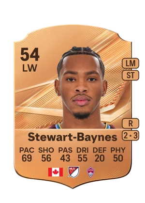 Stewart-Baynes - 54 - Rare EA FC 27 card