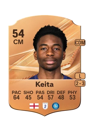 Keita - 54 - Rare EA FC 27 card