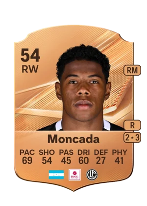 Moncada - 54 - Rare EA FC 27 card