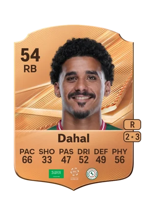 Dahal - 54 - Rare EA FC 27 card