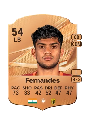 Fernandes - 54 - Rare EA FC 27 card