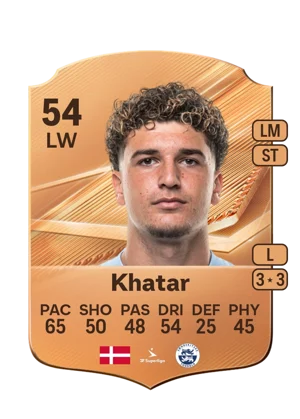 Khatar - 54 - Rare EA FC 27 card