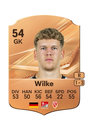 Wilke - 54 - Rare EA FC 27 card
