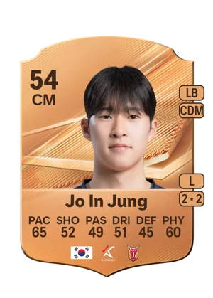 Jo In Jung - 54 - Rare EA FC 27 card