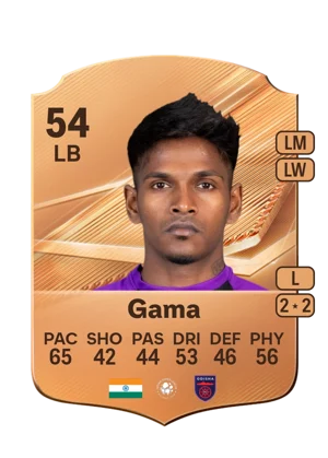 Gama - 54 - Rare EA FC 27 card
