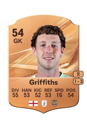 Griffiths - 54 - Rare EA FC 27 card