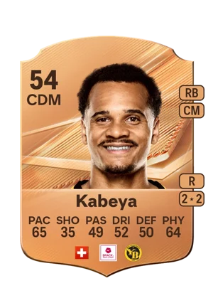 Kabeya - 54 - Rare EA FC 27 card