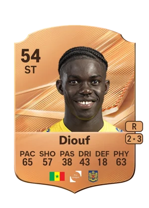 Diouf - 54 - Rare EA FC 27 card
