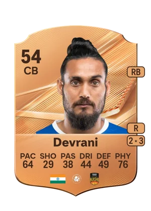 Devrani - 54 - Rare EA FC 27 card