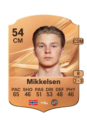 Mikkelsen - 54 - Rare EA FC 27 card