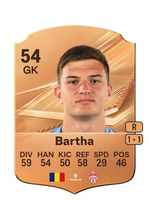 Bartha - 54 - Rare EA FC 27 card