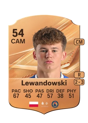 Lewandowski - 54 - Rare EA FC 27 card