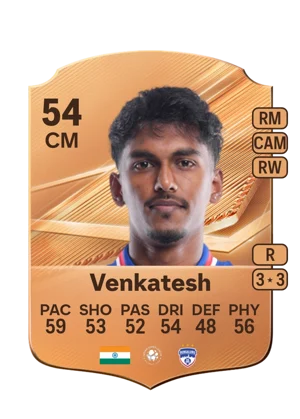 Venkatesh - 54 - Rare EA FC 27 card