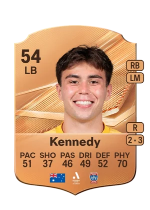 Kennedy - 54 - Rare EA FC 27 card