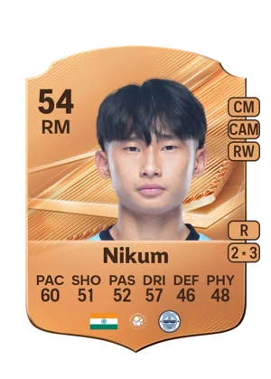 Nikum - 54 - Rare EA FC 27 card