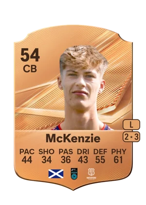 McKenzie - 54 - Rare EA FC 27 card