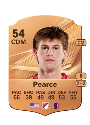 Pearce - 54 - Rare EA FC 27 card