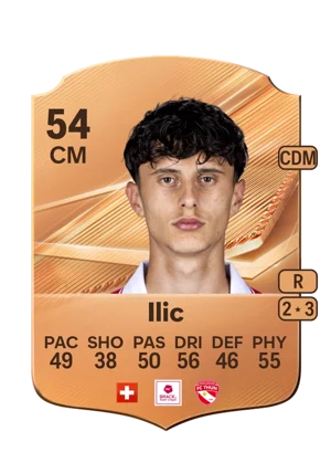 Ilic - 54 - Rare EA FC 27 card