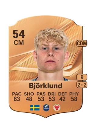 Björklund - 54 - Rare EA FC 27 card