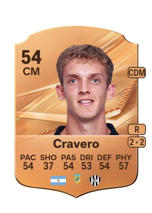 Cravero - 54 - Rare EA FC 27 card