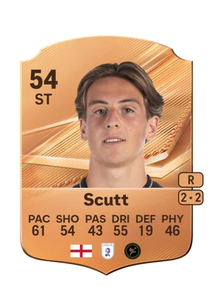 Scutt - 54 - Rare EA FC 27 card
