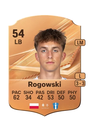 Rogowski - 54 - Rare EA FC 27 card