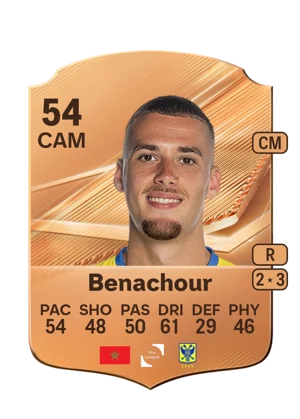 Benachour - 54 - Rare EA FC 27 card