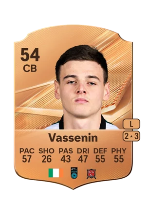 Vassenin - 54 - Rare EA FC 27 card