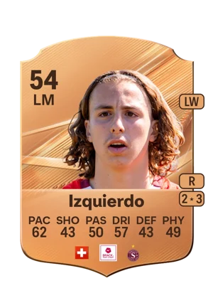 Izquierdo - 54 - Rare EA FC 27 card