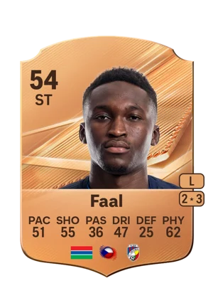 Faal - 54 - Rare EA FC 27 card