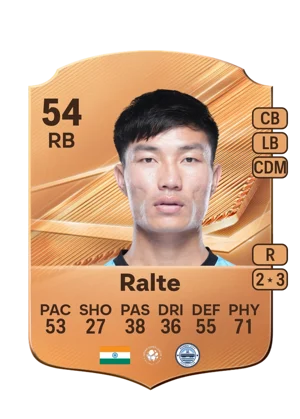 Ralte - 54 - Rare EA FC 27 card