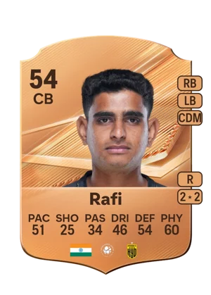 Rafi - 54 - Rare EA FC 27 card