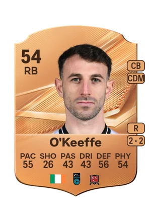 O'Keeffe - 54 - Rare EA FC 27 card