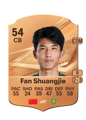Fan Shuangjie - 54 - Rare EA FC 27 card