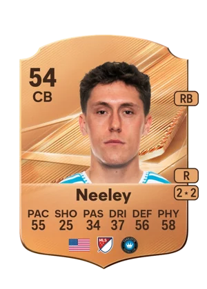 Neeley - 54 - Rare EA FC 27 card