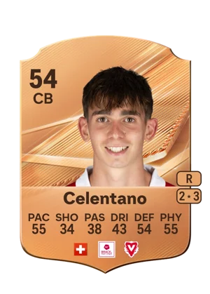 Celentano - 54 - Rare EA FC 27 card