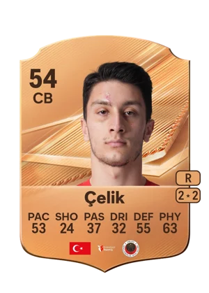 Çelik - 54 - Rare EA FC 27 card
