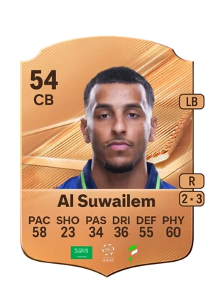 Al Suwailem - 54 - Rare EA FC 27 card