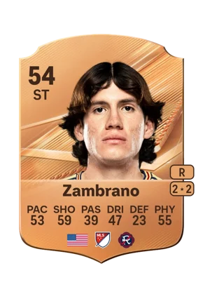 Zambrano - 54 - Rare EA FC 27 card
