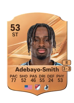 Adebayo-Smith - 53 - Rare EA FC 27 card
