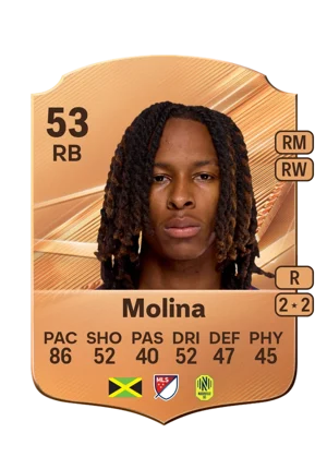 Molina - 53 - Rare EA FC 27 card