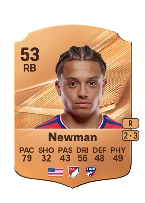 Newman - 53 - Rare EA FC 27 card