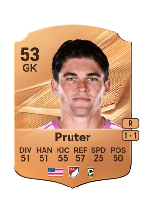 Pruter - 53 - Rare EA FC 27 card