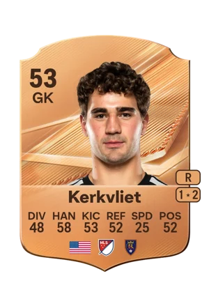 Kerkvliet - 53 - Rare EA FC 27 card