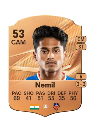 Nemil - 53 - Rare EA FC 27 card