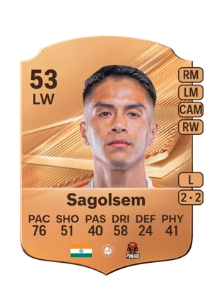 Sagolsem - 53 - Rare EA FC 27 card