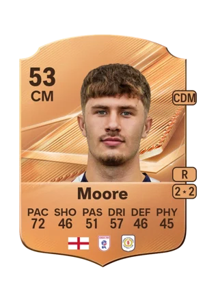 Moore - 53 - Rare EA FC 27 card