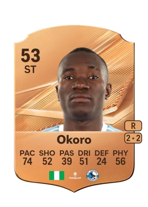 Okoro - 53 - Rare EA FC 27 card